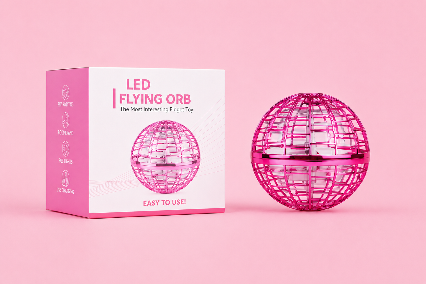 Orbe Volante Magique à LED