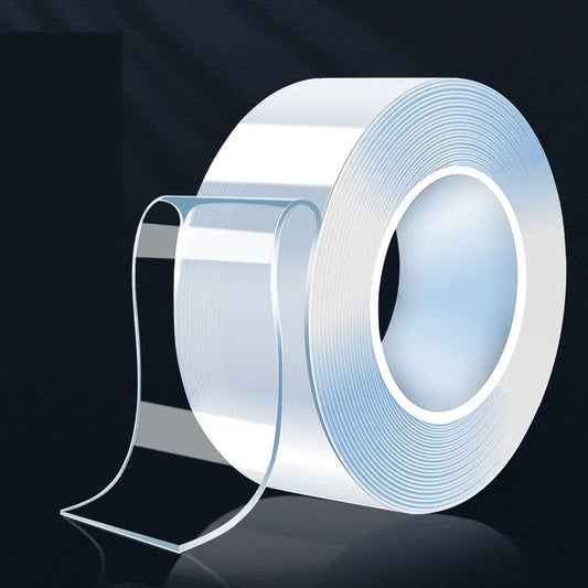 Revolutionary Double-Sided Nano Tape - Waterproof, Traceless & Reusable for All Your Household Needs!
