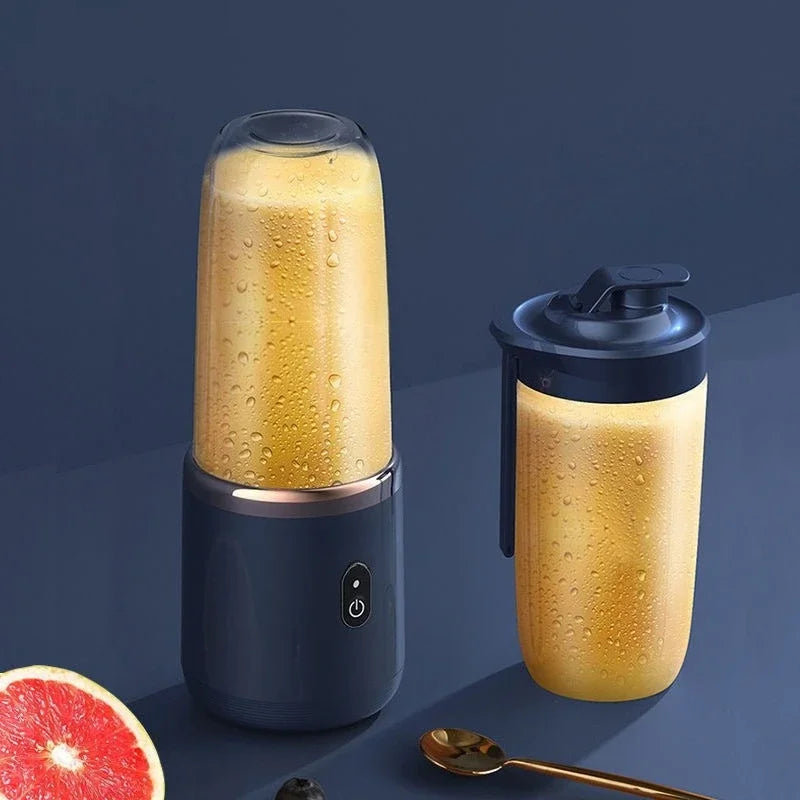 Experience Refreshing Summer Sips with Our Portable Electric Juice Blender - Perfect for Home and On-the-Go!
